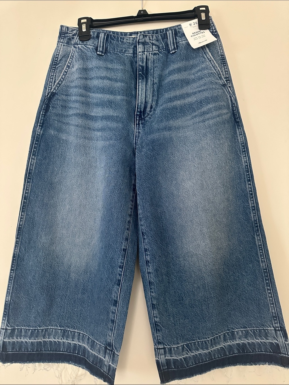 Madewell Blue Wide Leg Flare Jeans